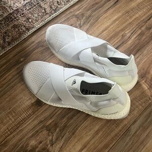 Adidas White Primeknit Sneakers